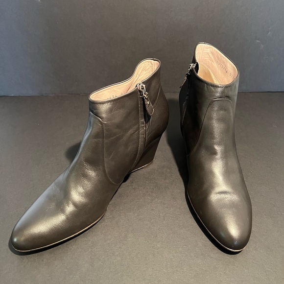 Salvatore Ferragamo Brown Leather Ankle Boot - Picture 2 of 10